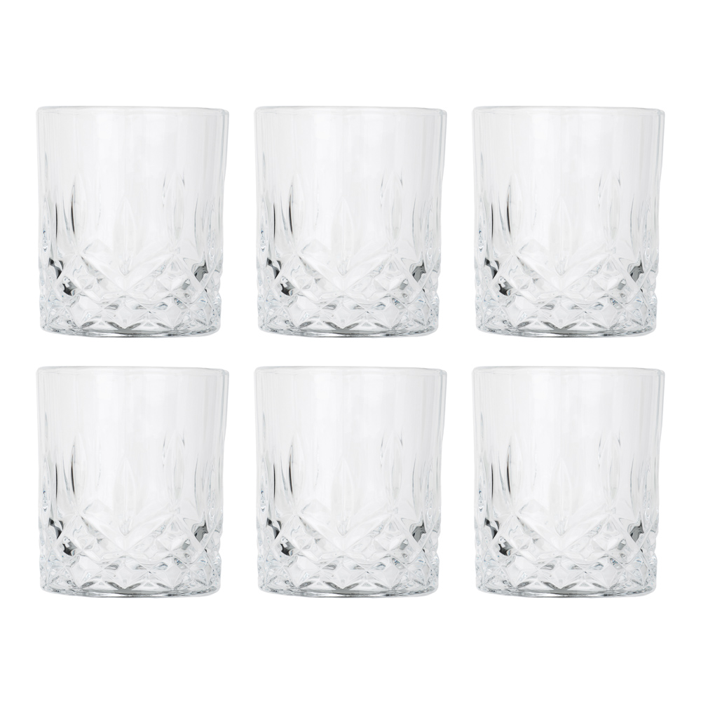 Набор вращающихся стаканов тм MILLIMI, 290 мл, стекло, 4шт, арт.№ 878-698