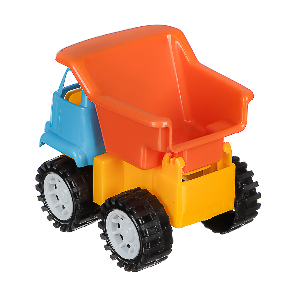 ИГРОЛЕНД Самосвал-камазик игрушечный в сетке, пластик, 9x11,5x11 см, 4 дизайна, для детей 3+, арт.№ 292-459