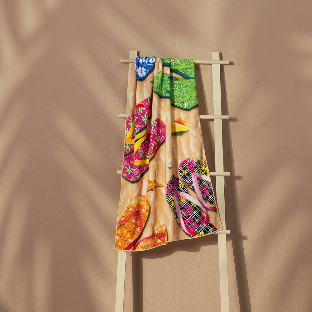 PROVANCE Саммер Полотенце пляжное 70х140см, 100% полиэстер, песочный пляж, арт.№ 496-041