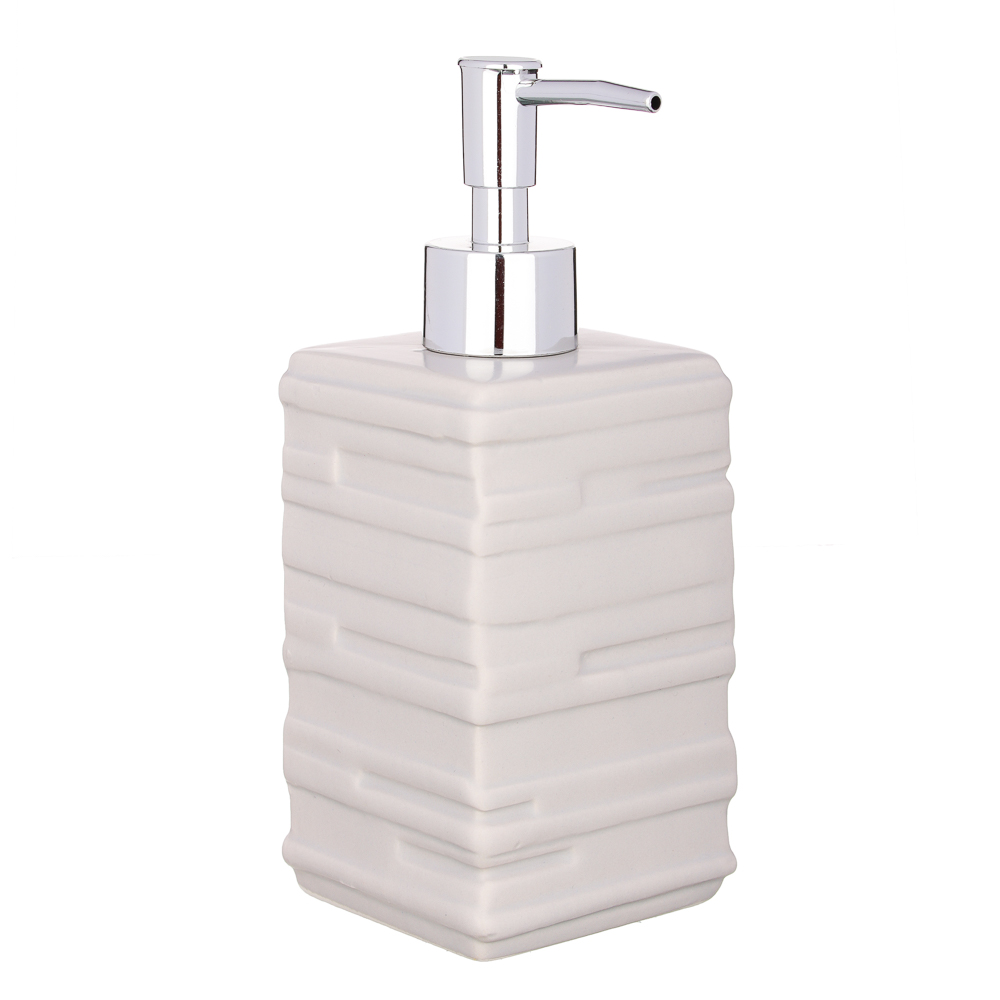 BY Дозатор для жидкого мыла "Сканди", керамика, 2 цвета, арт.№ 463-143