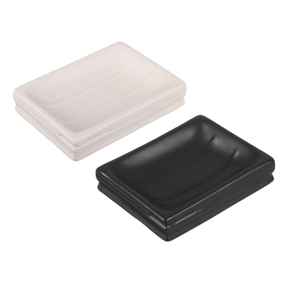 BY Мыльница "Сканди", керамика, 2 цвета, арт.№ 463-144