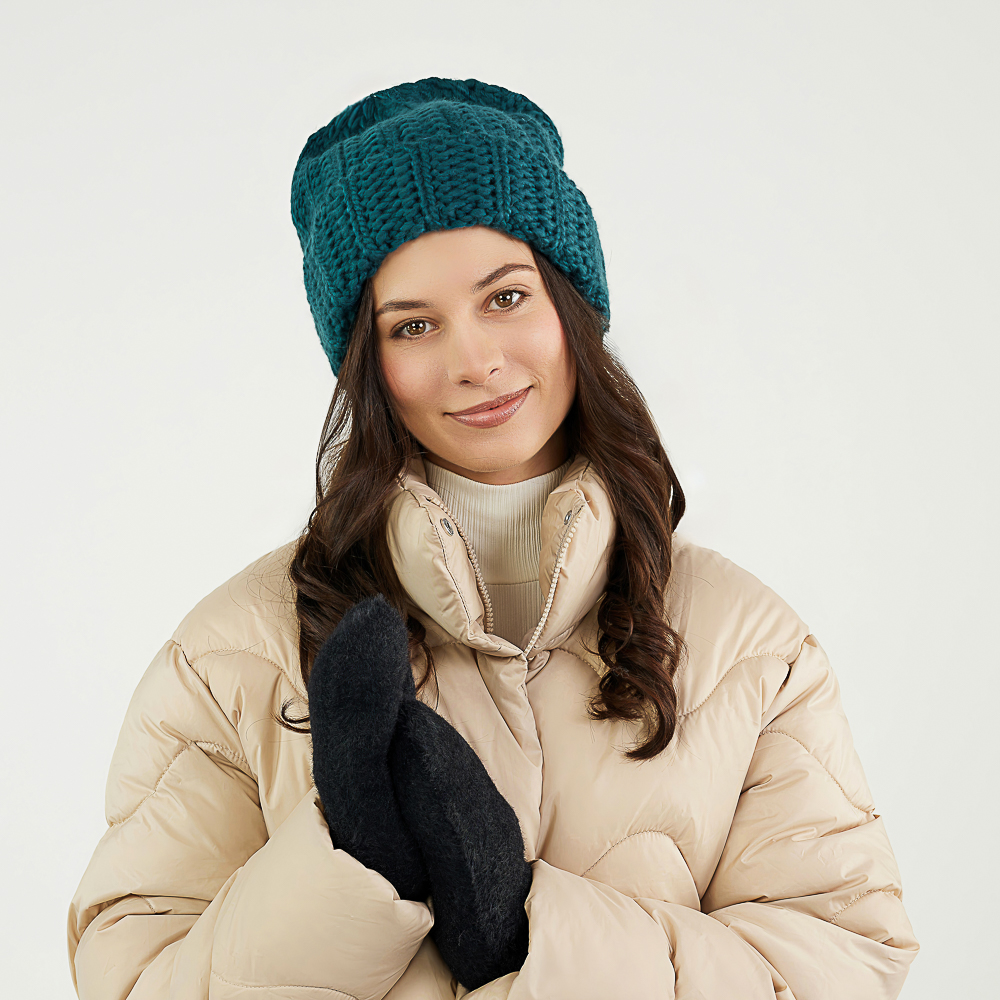 GALANTE Шапка женская крупной вязки,р-р 56-58, 3 цвета, СЗШ24-11, арт.№ 314-830