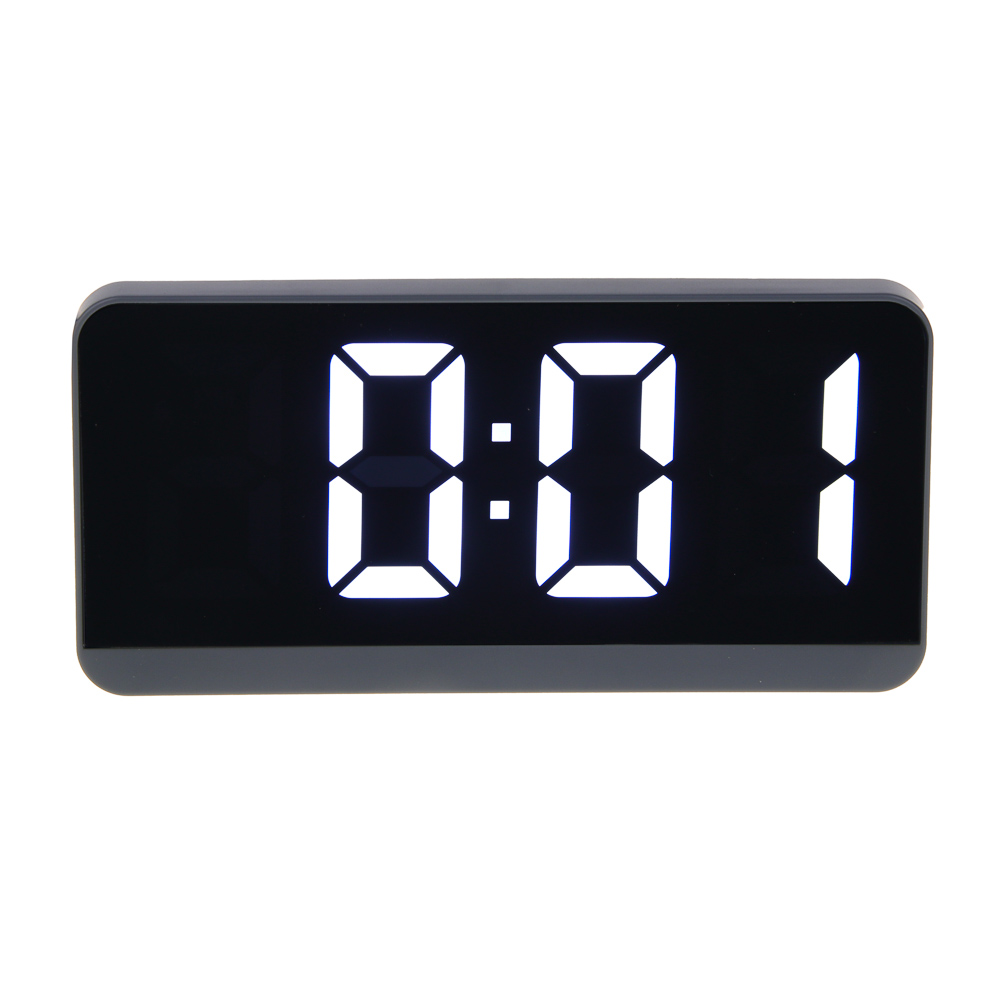 LADECOR CHRONO Будильник электронный, 16,5x1,5x8 см, АВС пластик, 3xAАA, оправа цвет серебро, арт.№ 529-308