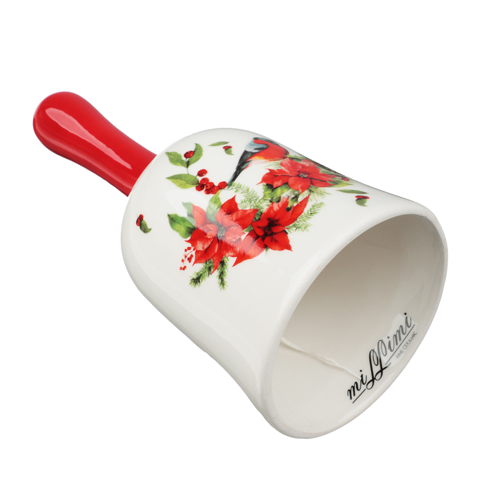 MILLIMI Винтер Колокольчик декоративный, 7х7х13см, керамика, арт.№ 820-825