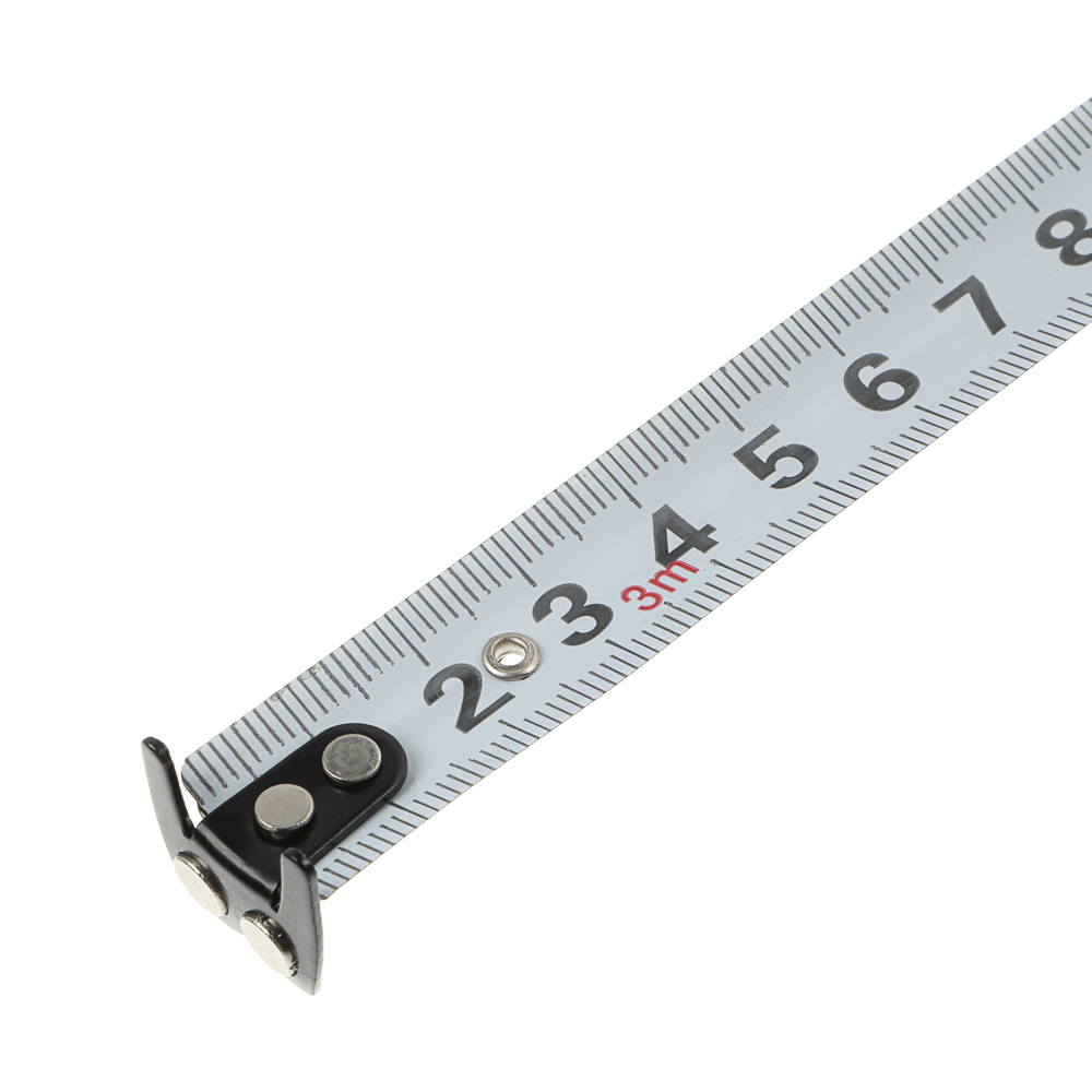 ЕРМАК Рулетка "СКИЛЛ", 5м х 25мм, 2х-сторонний зацеп + магнит, корпус ABS+TPR, арт.№ 658-123