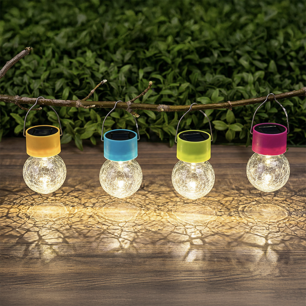 INBLOOM Фонарь на солн.батарее 9х6см 1LED белый, 1x1.2v 2/3AA 100mAh Ni-MH, пластик, стекло, арт.№ 475-325