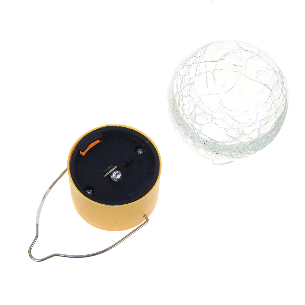 INBLOOM Фонарь на солн.батарее 9х6см 1LED белый, 1x1.2v 2/3AA 100mAh Ni-MH, пластик, стекло, арт.№ 475-325