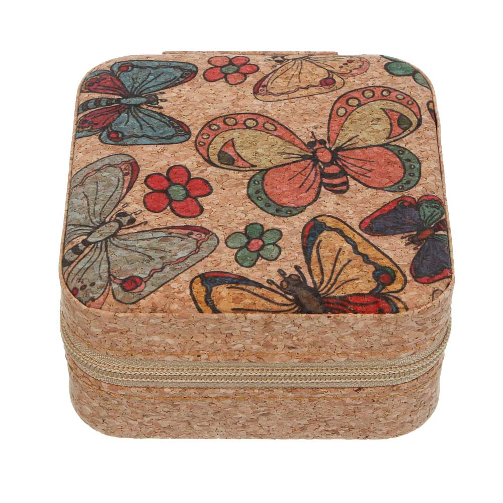 Шкатулка для украшений, 9,5x9,5x5 см, ПВХ, 4 дизайна, арт.№ 504-959