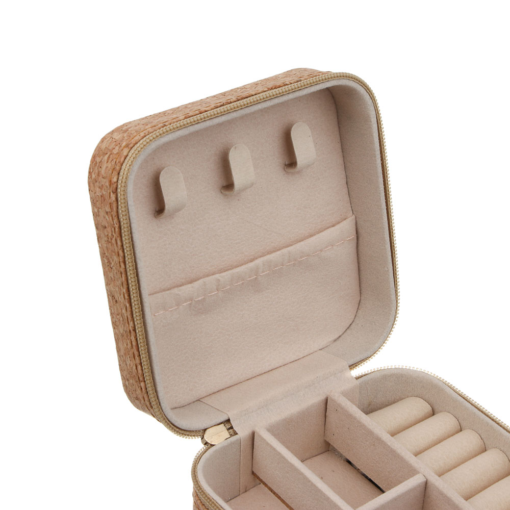 Шкатулка для украшений, 9,5x9,5x5 см, ПВХ, 4 дизайна, арт.№ 504-959