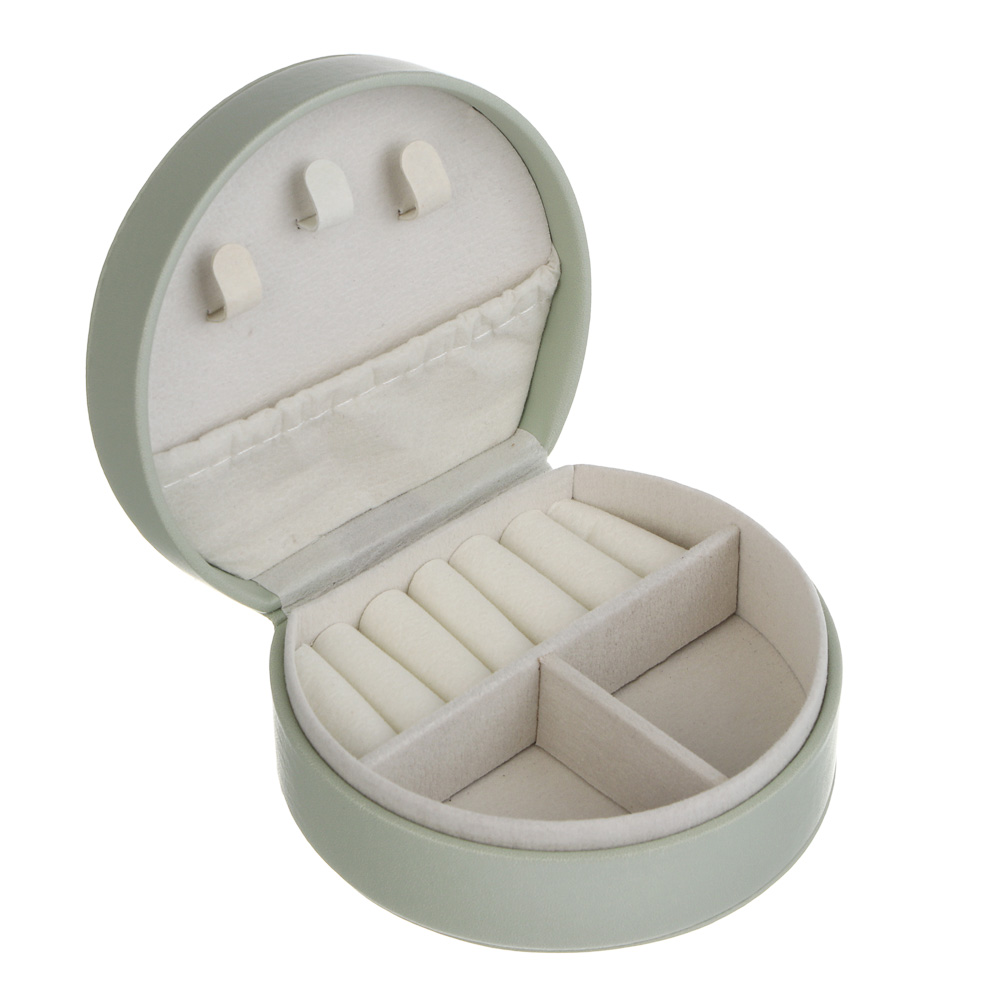 Шкатулка для украшений, 9x10x4 см, ПВХ, 3 цвета, арт.№ 504-960