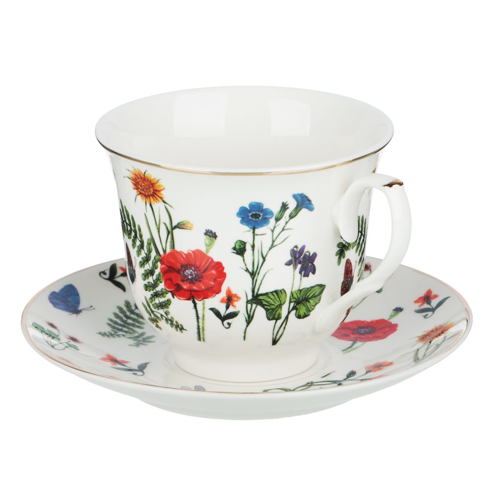 Набор чайный 4 пр., 225мл, MILLIMI, Аличе, фарфор, арт.№ 802-567