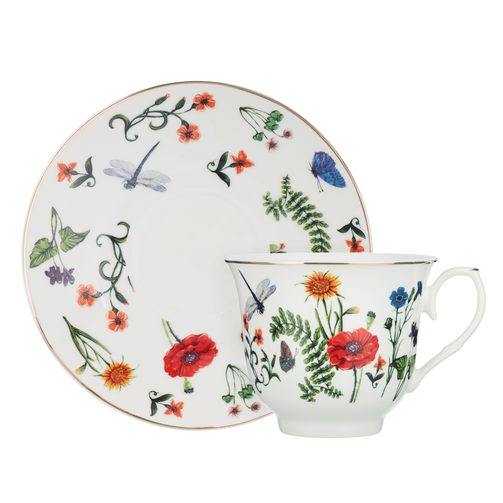 Набор чайный 4 пр., 225мл, MILLIMI, Аличе, фарфор, арт.№ 802-567