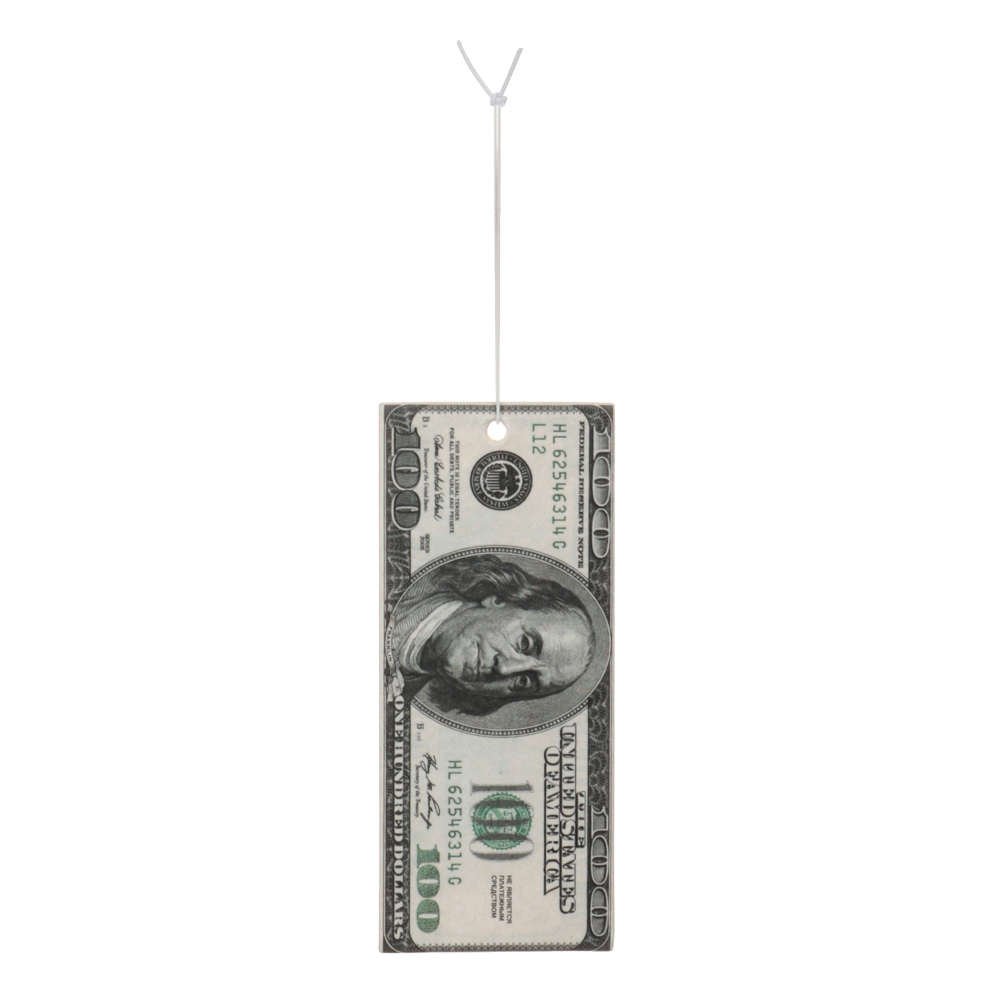 NEW GALAXY Ароматизатор бумажный Деньги 100 Долларов, 8гр., новая машина, арт.№ 794-426