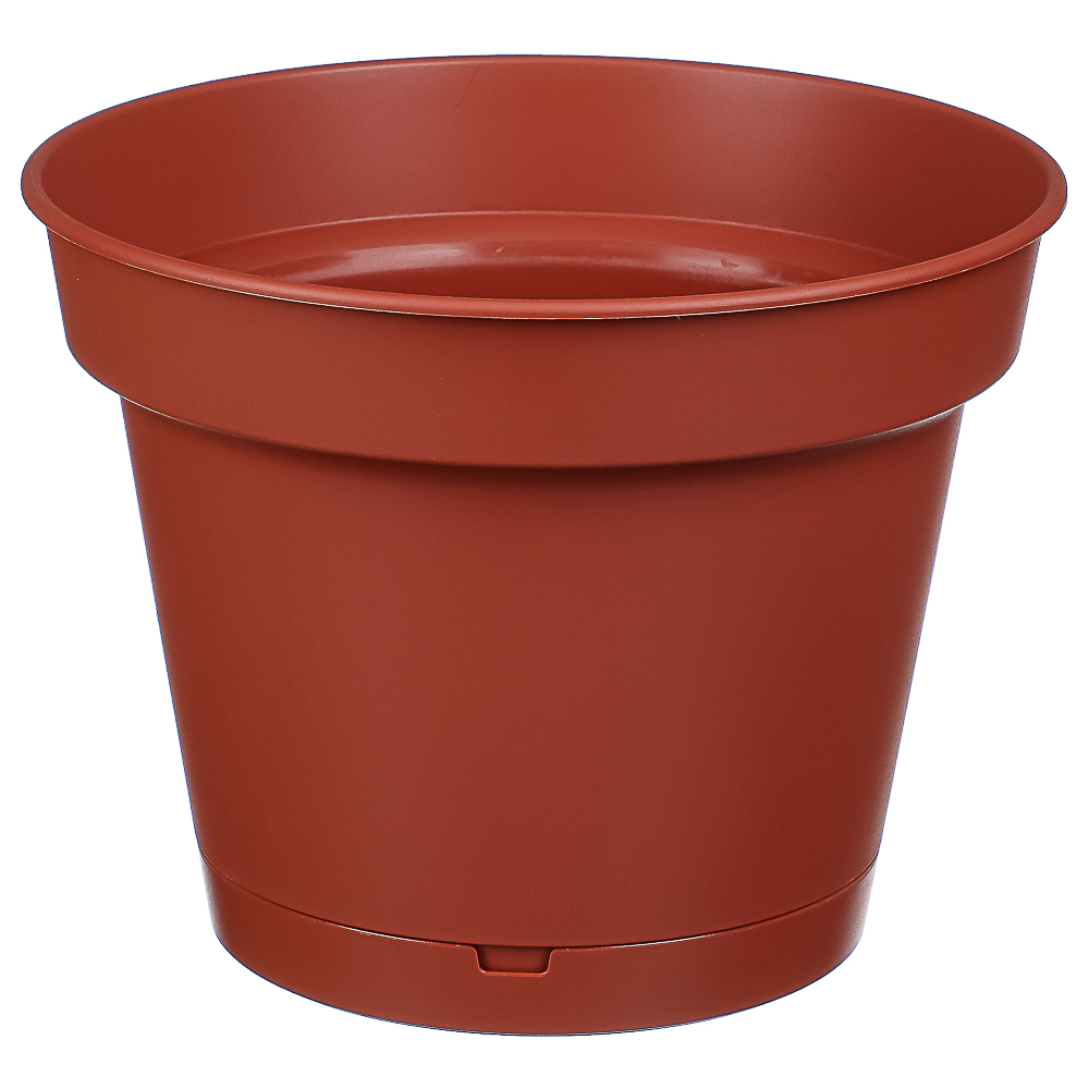 Горшок Mint 5л, d24см, h18см с поддоном терракот, арт.№ 164-184