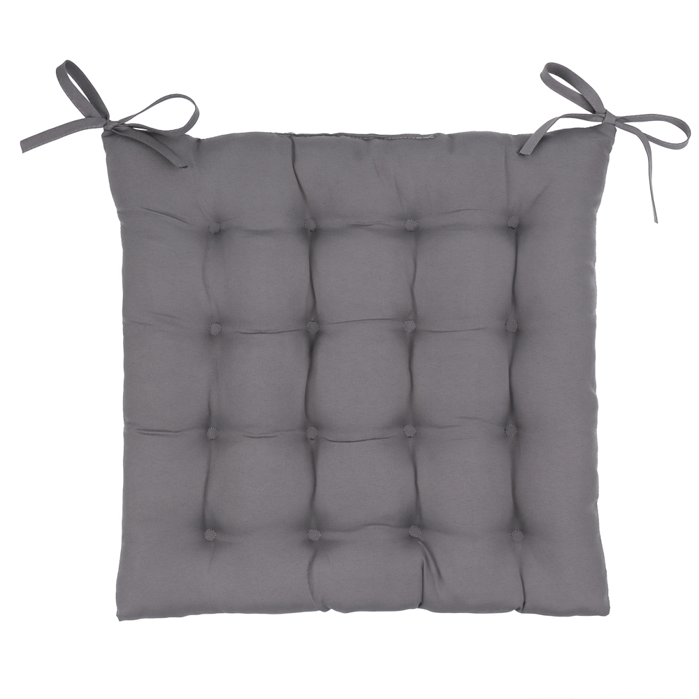 PROVANCE Виста Подушка на стул, полиэстер, 38x38см, серый, арт.№ 497-106