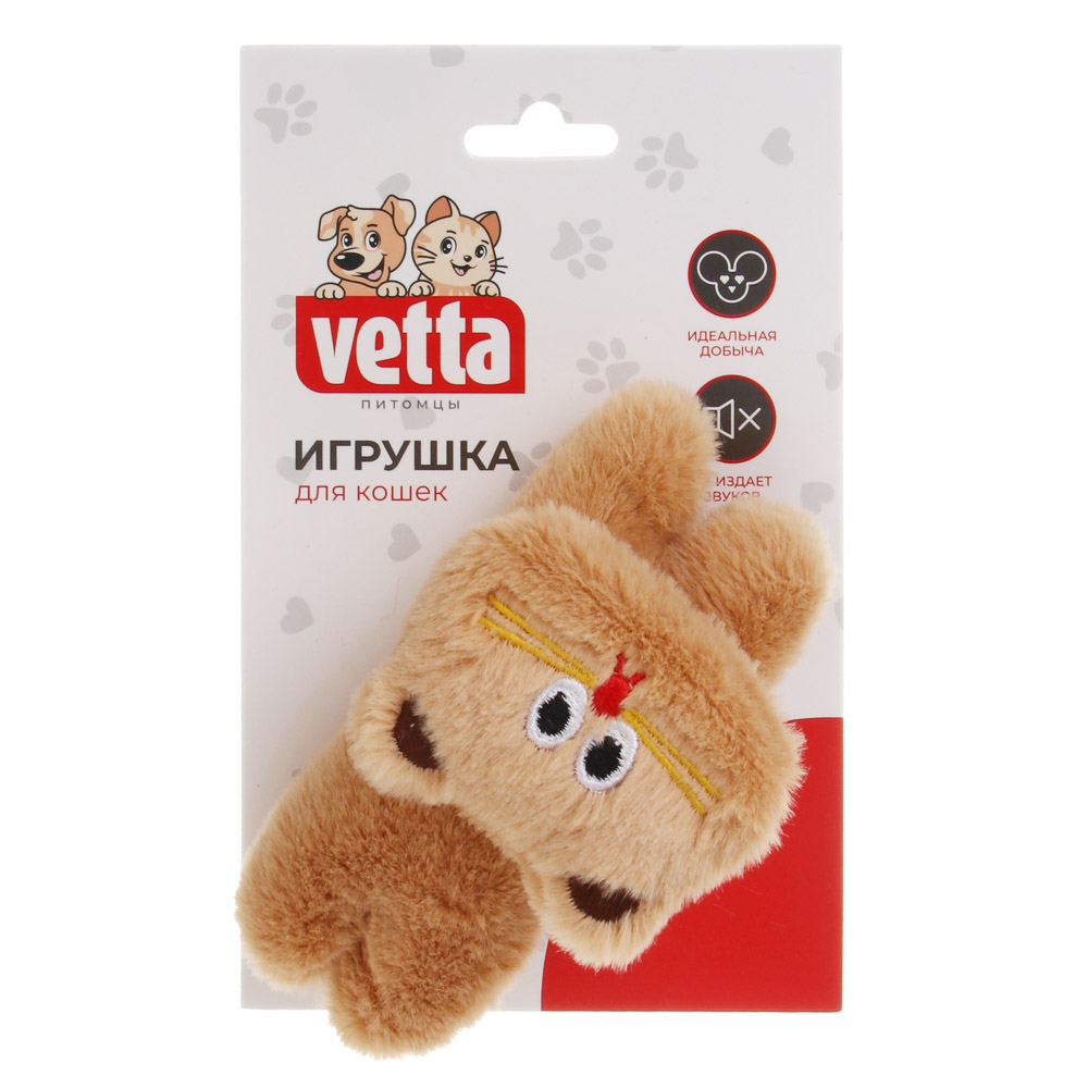Игрушка для кошек тм VETTA, котик, ПЭ, 12 см, арт.№ 273-601