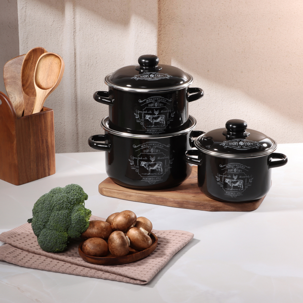 Ранчо Кастрюля эмалированная 3 л, арт.№ 894-501