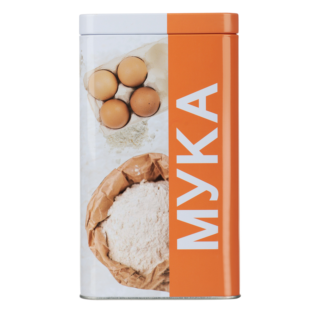 Банка для муки 17x10x10см, жесть, арт.№ 828-341