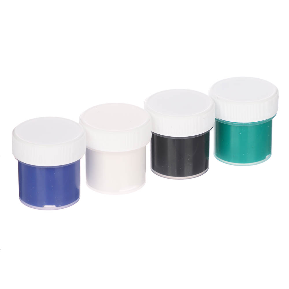 Краски гуашевые 12 цветов, объем баночки 10мл, арт.№ 231-033