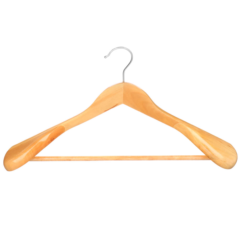 VETTA Вешалка деревянная 45x5,5см, светлое дерево, WCH-283, арт.№ 455-007