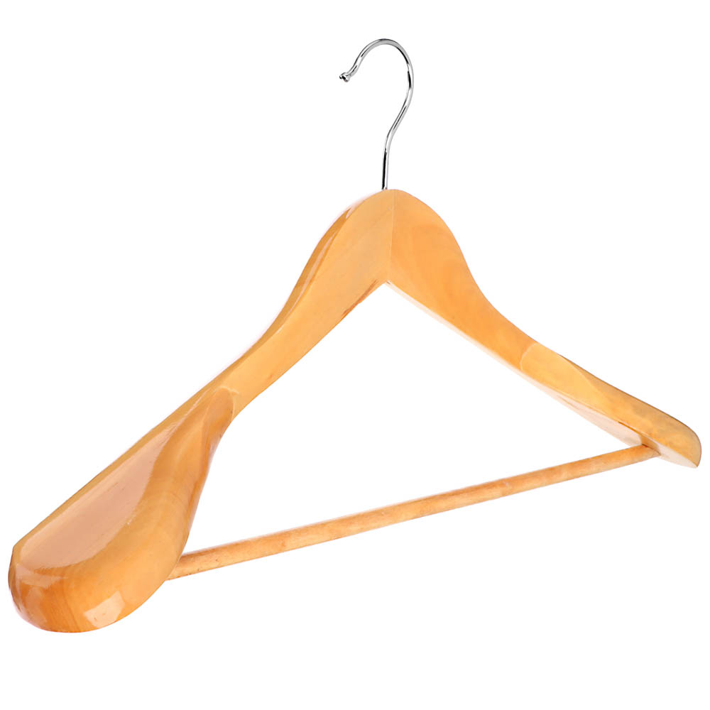 VETTA Вешалка деревянная 45x5,5см, светлое дерево, WCH-283, арт.№ 455-007