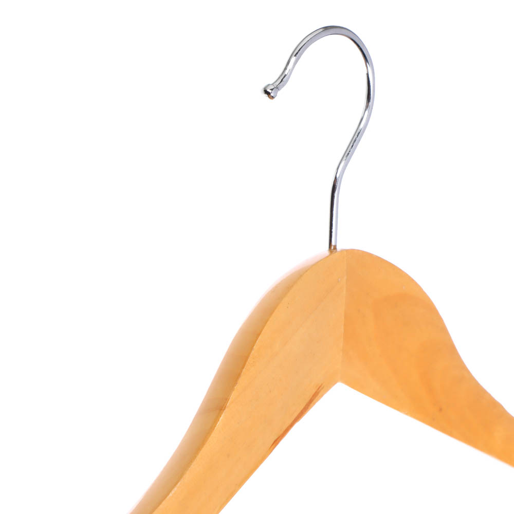 VETTA Вешалка деревянная 45x5,5см, светлое дерево, WCH-283, арт.№ 455-007