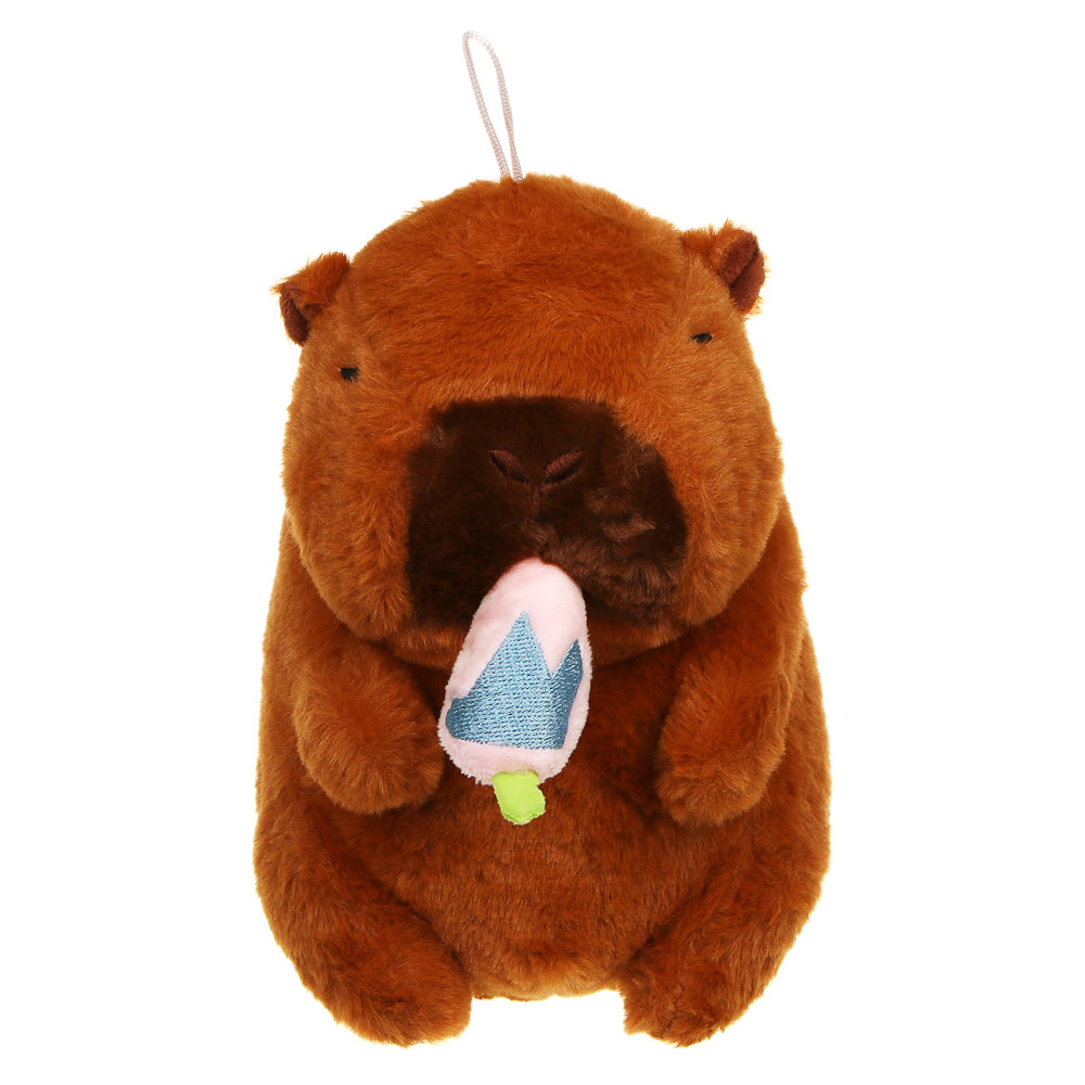 ИГРОЛЕНД Игрушка мягкая "Капибарчик" , 20 см, полиэстер, 2 вида, арт.№ 264-486