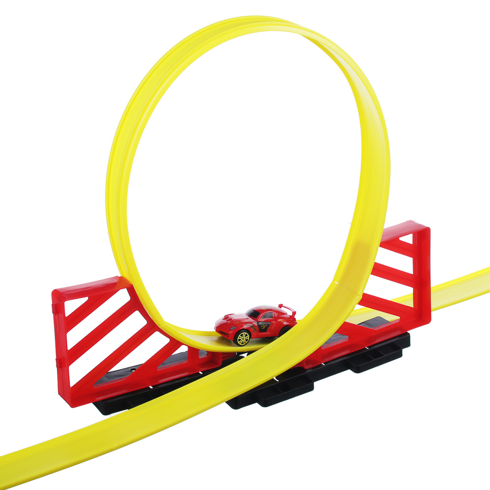 ИГРОЛЕНД Автотрек "Мертвая петля", инерция, PE ,37х25х5,6см, арт.№ 276-096