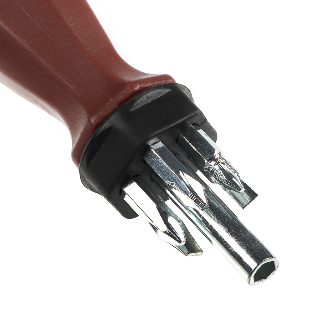 РОКОТ Отвертка с набором бит, 7 предметов, арт.№ 624-125