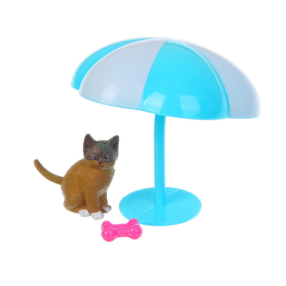 Питомец Котя с акс. в сюрприз-боксе, ABS, тм ИГРОЛЕНД, 3+, арт.№ 258-127