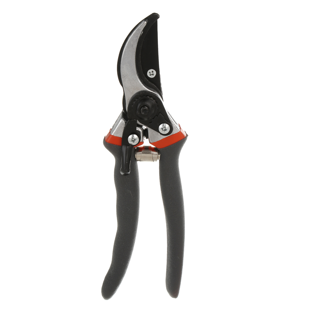 Секатор плоскостной тм INBLOOM 20,5см, марганцевая сталь 65М, блокиратор, возвратная пружина, арт.№ 186-041