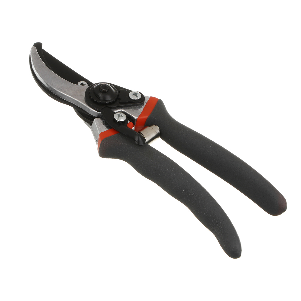 Секатор плоскостной тм INBLOOM 20,5см, марганцевая сталь 65М, блокиратор, возвратная пружина, арт.№ 186-041