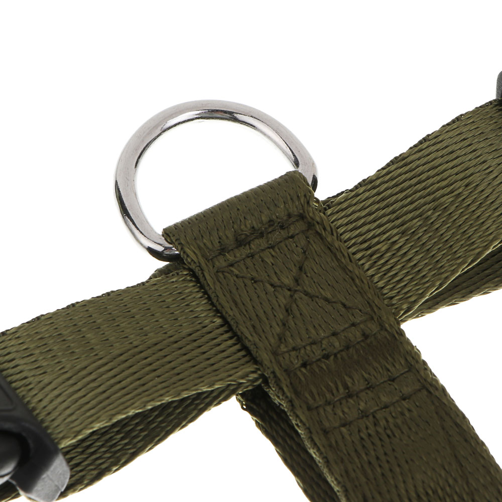 Шлейка для животных тм VETTA, нейлон, хаки/беж, обхват шеи 35-50см, обхват груди 45-55см, размер M, арт.№ 273-582