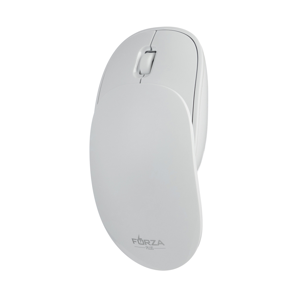 Компьютерная мышь беспроводная FORZA, 1000/1400/1800 DPI, 2.4GHz, 1xAAA, слайдер, белая, арт.№ 405-093