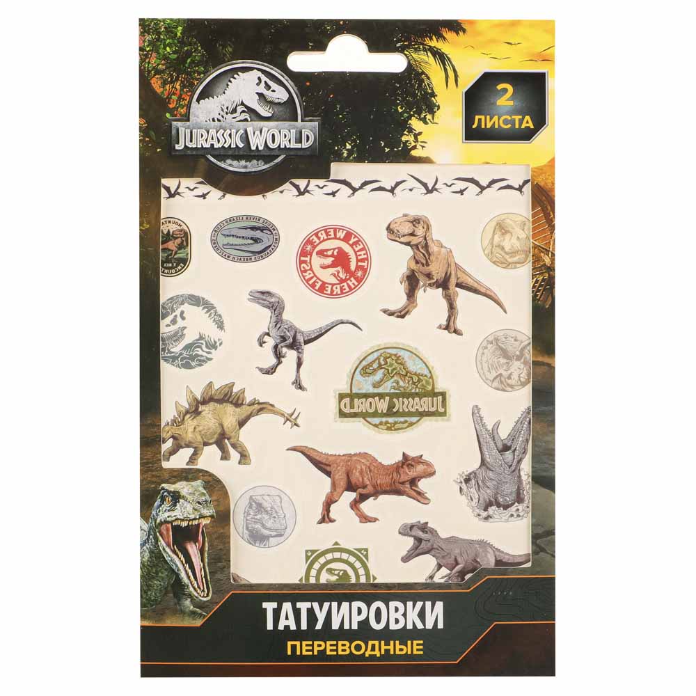 НД ПЛЭЙ Наклейки-татуировки, бумага, 11,8х19см, 2 листа, 4 дизайна, арт.№ 831-018