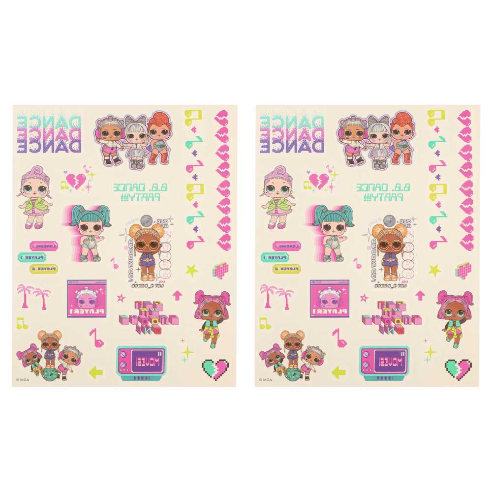 НД ПЛЭЙ Наклейки-татуировки, бумага, 11,8х19см, 2 листа, 4 дизайна, арт.№ 831-018