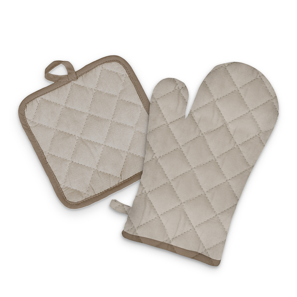 Набор прихваток 2 шт тм PROVANCE Голд 17х17см, 17х27 см, 100% полиэстер, 3 дизайна, арт.№ 493-179