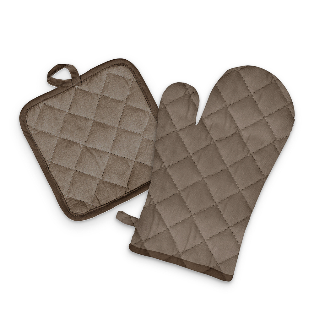 Набор прихваток 2 шт тм PROVANCE Голд 17х17см, 17х27 см, 100% полиэстер, 3 дизайна, арт.№ 493-179