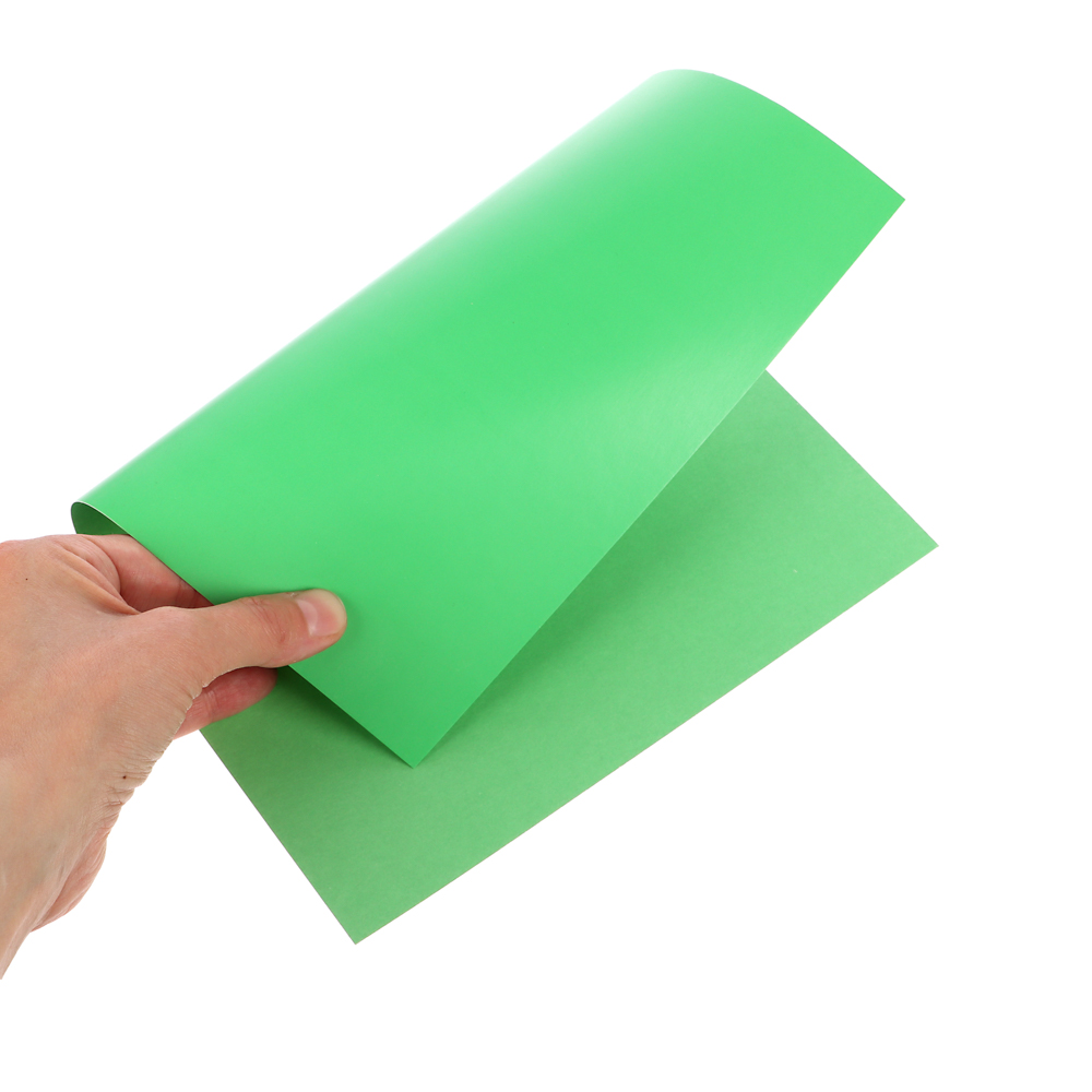 Картон цветной ClipStudio "Альфа" мелованная бумага, 2-сторонний, 10 л., 10 цв., в папке, арт.№ 558-063