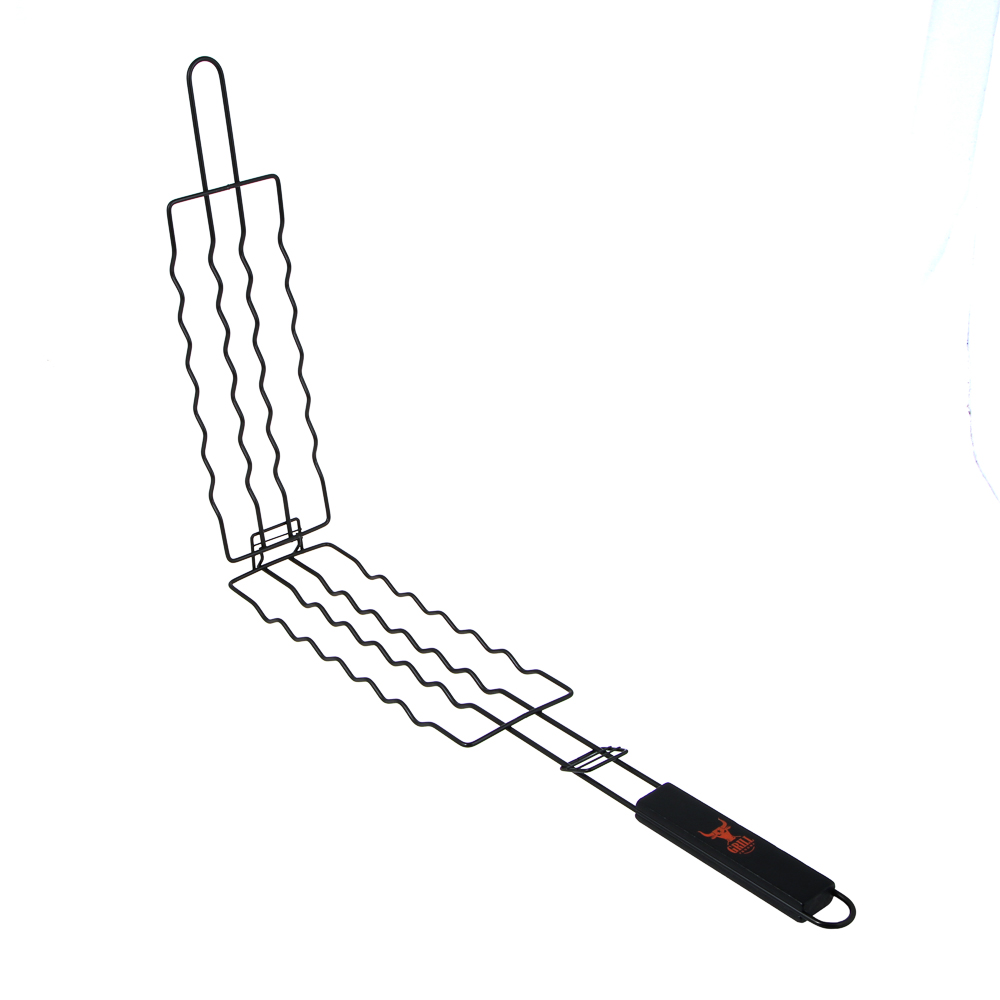 Решетка-гриль для сосисок тм GRILLBOOM, с антипригарным покрытием, 250гр, 49х9х4см, арт.№ 104-055