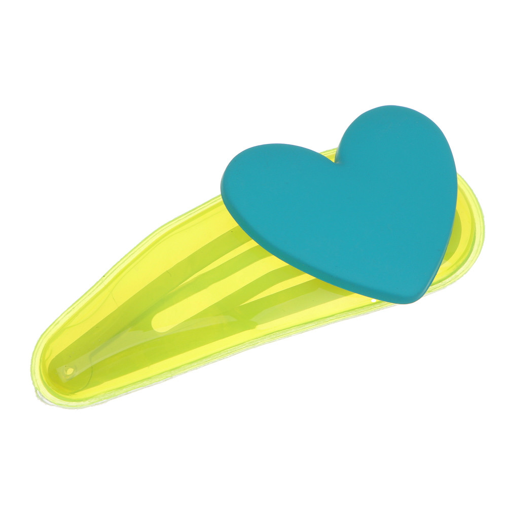 ЮНИLOOK Зажим для волос 2 шт, 7 см, металл, пластик, ПВХ, арт.2, арт.№ 321-431