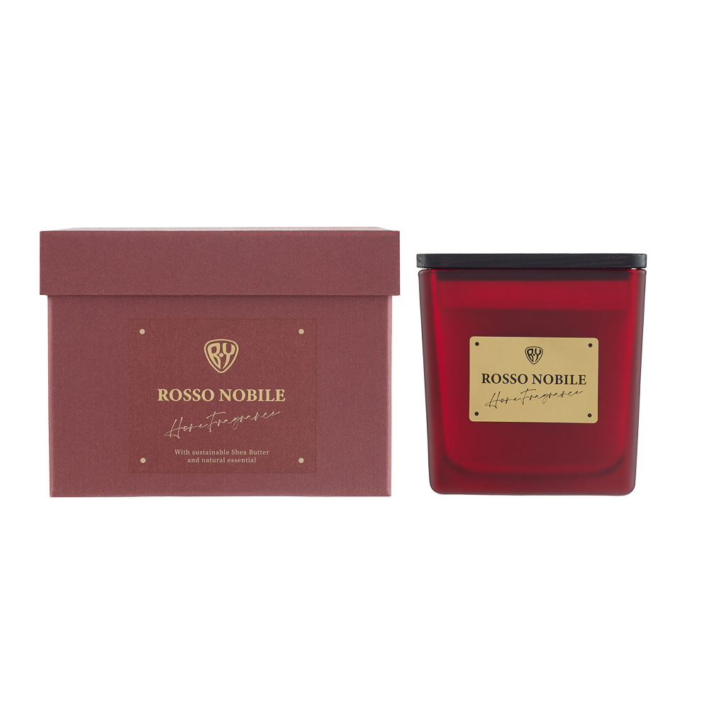 BY Свеча ароматизированная Deluxe Nobile, 200 гр. Rosso Nobile, арт.№ 412-234