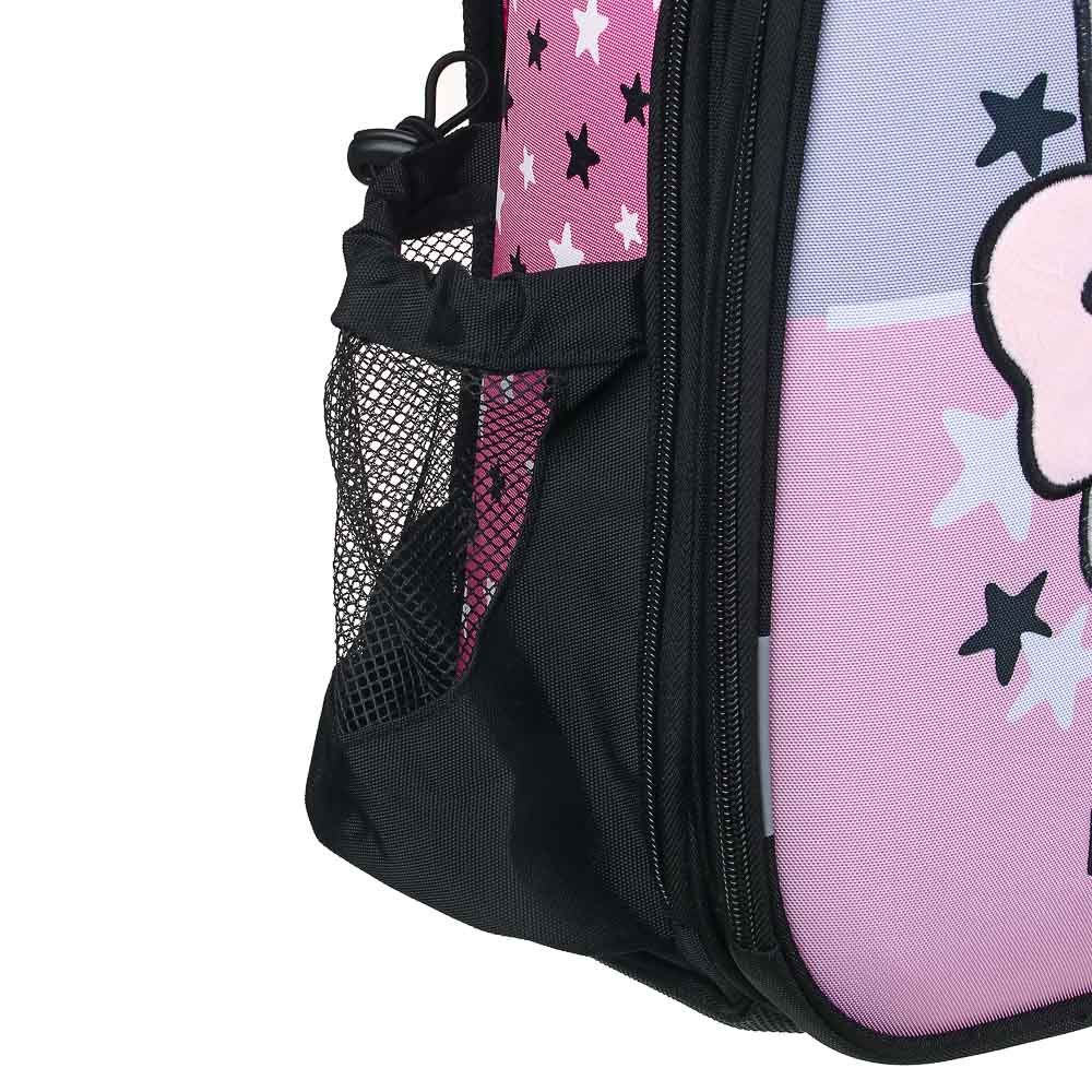 ЗАЙЧИК Рюкзак школьный жесткий 38х28х15см, 2 отд.,2карм.,эргон.спинка, лямки рег.по росту, ПЭ,брел., арт.№ 254-448