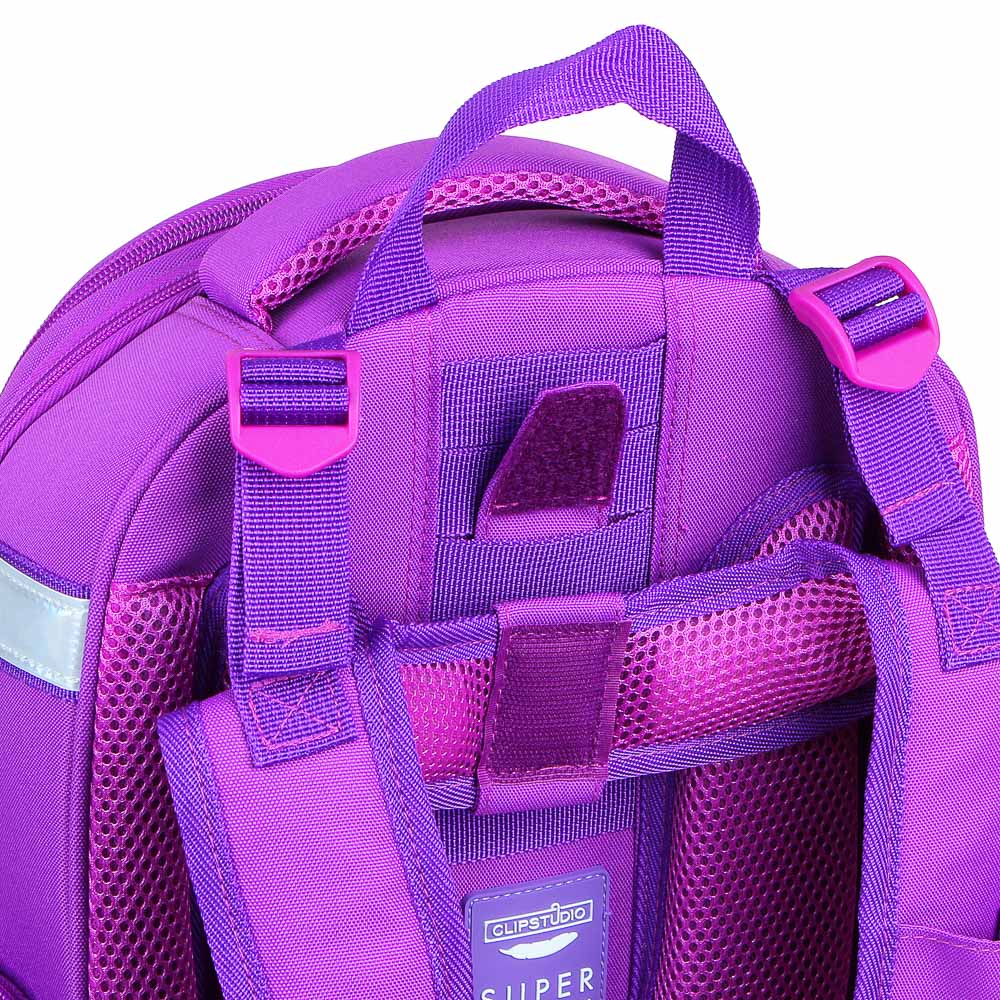 МЭДЖИК ХОРС Рюкзак шк.жесткий 38х28х15см, 2 отд.,2карм.,эргон.спинка, лямки рег.по росту, ПЭ, брелок, арт.№ 254-451