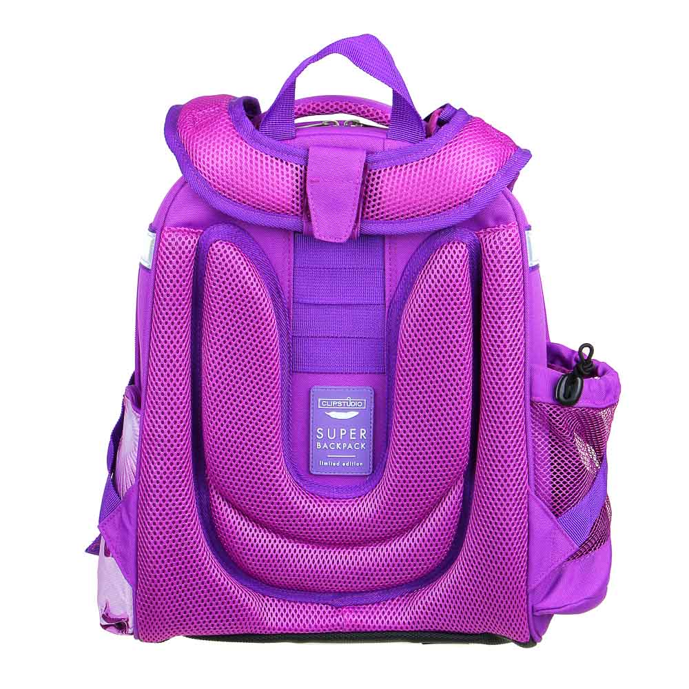 МЭДЖИК ХОРС Рюкзак шк.жесткий 38х28х15см, 2 отд.,2карм.,эргон.спинка, лямки рег.по росту, ПЭ, брелок, арт.№ 254-451