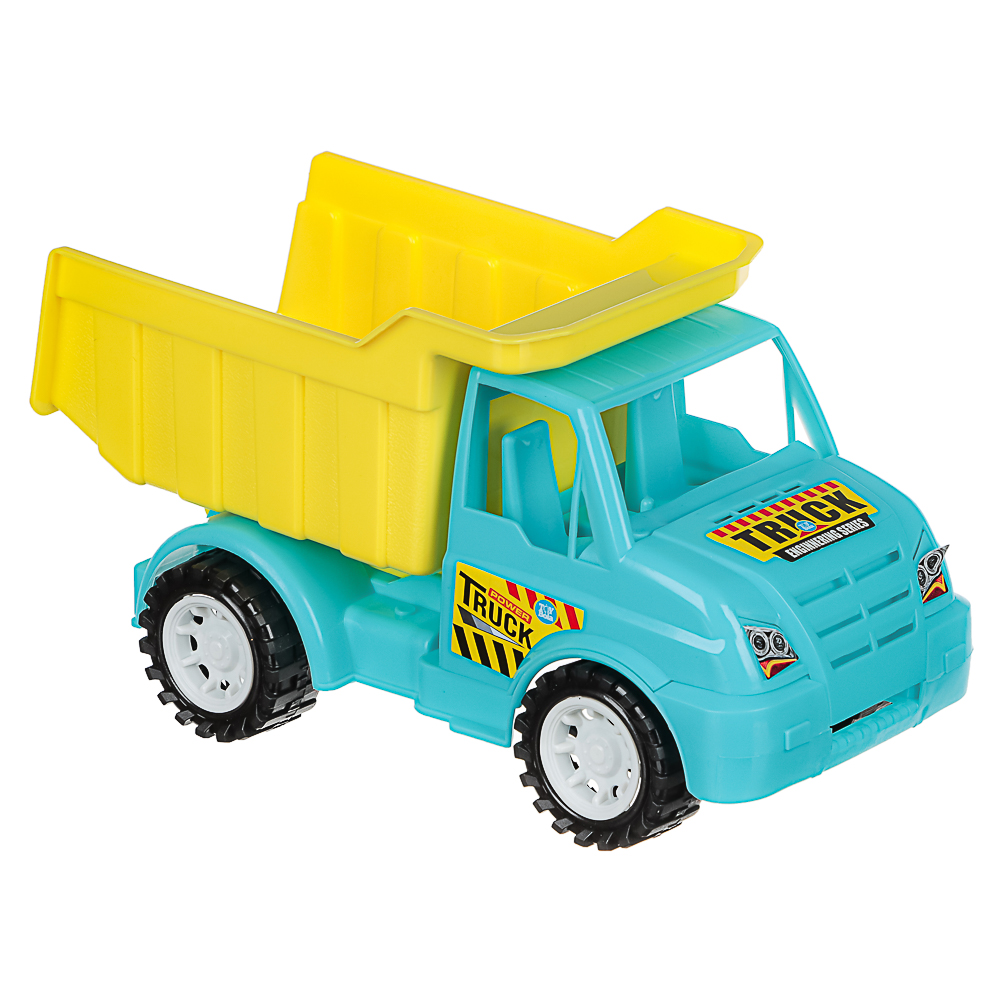 ИГРОЛЕНД Игрушка камазик, пластик, 11x23x13 см, 4 дизайна, для детей 3+, арт.№ 292-461