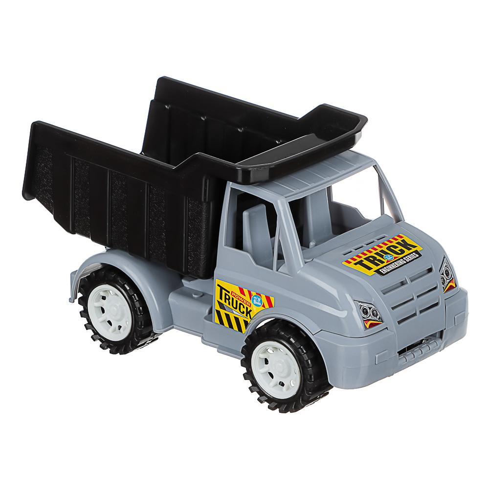 ИГРОЛЕНД Игрушка камазик, пластик, 11x23x13 см, 4 дизайна, для детей 3+, арт.№ 292-461