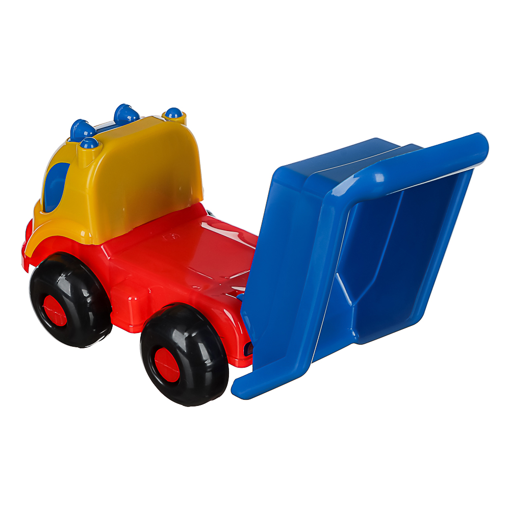 ИГРОЛЕНД Самосвал игрушечный в сетке, пластик, 16х26х17 см, 3 дизайна, для детей 3+, арт.№ 292-462