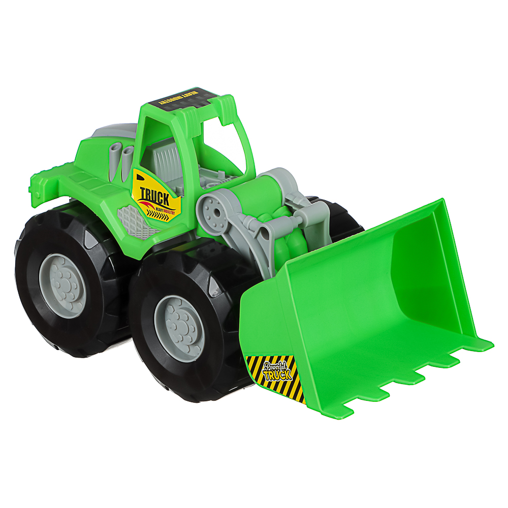 ИГРОЛЕНД Грейдер игрушечный, пластик, 15x26x14 см, 4 дизайна, для детей 3+, арт.№ 292-463