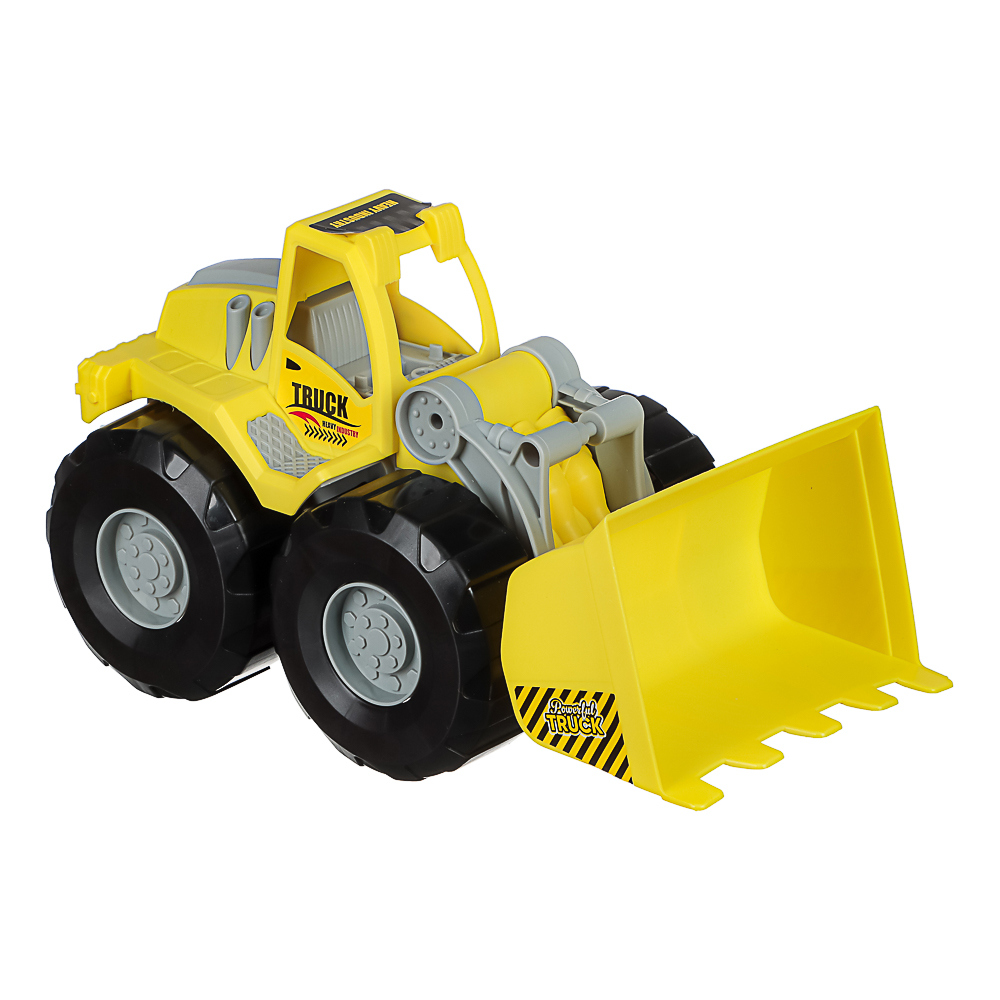 ИГРОЛЕНД Грейдер игрушечный, пластик, 15x26x14 см, 4 дизайна, для детей 3+, арт.№ 292-463